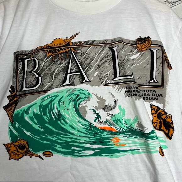 Vintage Bali Destination Graphic T-shirt Size Large - Picture 3 of 5